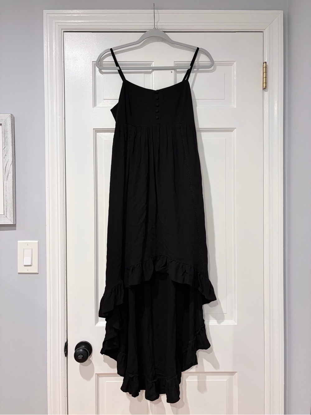 BB Dakota Black Dress with Ruffle Detail
